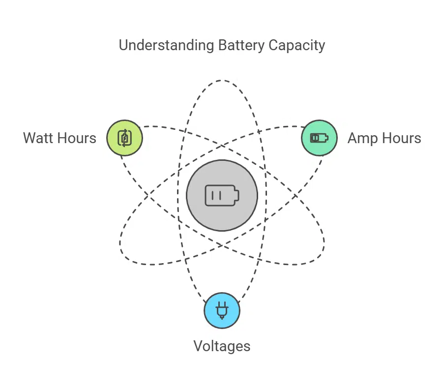 Amp-Hours to Watt-Hours Conversion Diagram