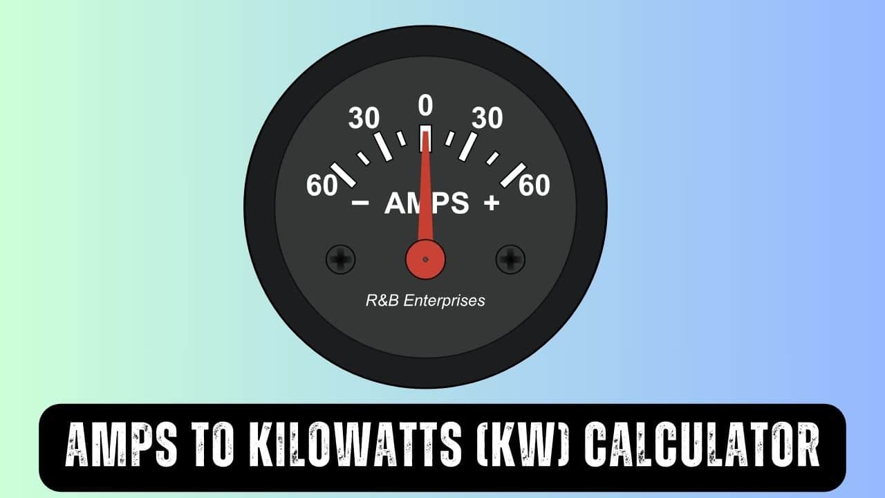 Amps to Kilowatts Calculator