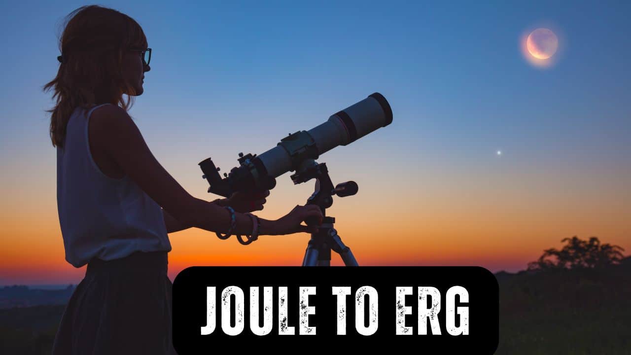 Joule to Erg
