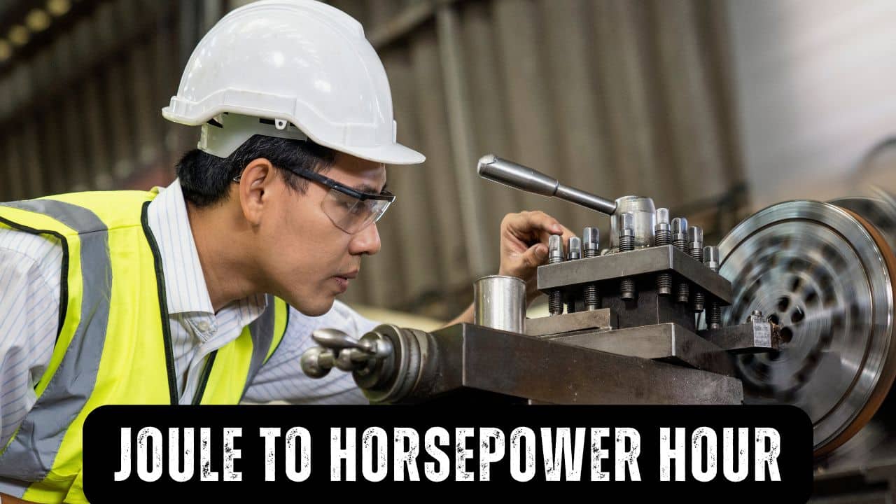 Joule to Horsepower Hour