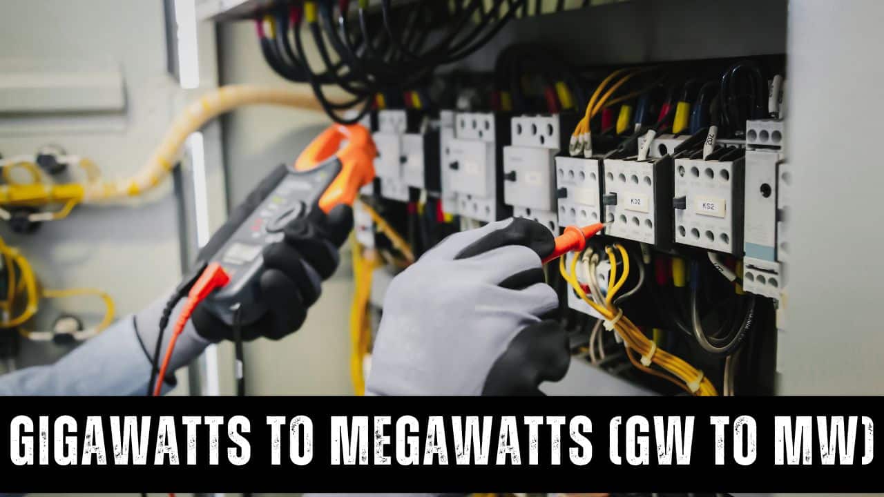 Gigawatts to Megawatts (GW to MW)
