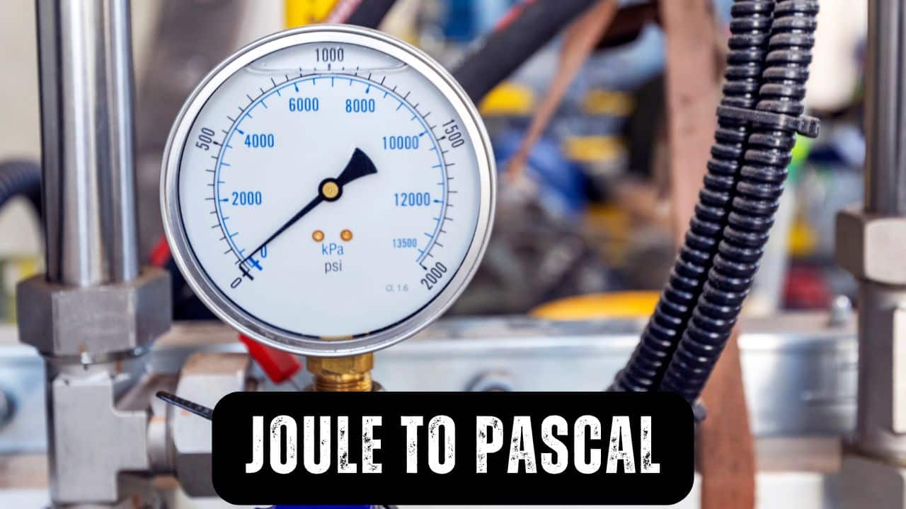 Joule to Pascal