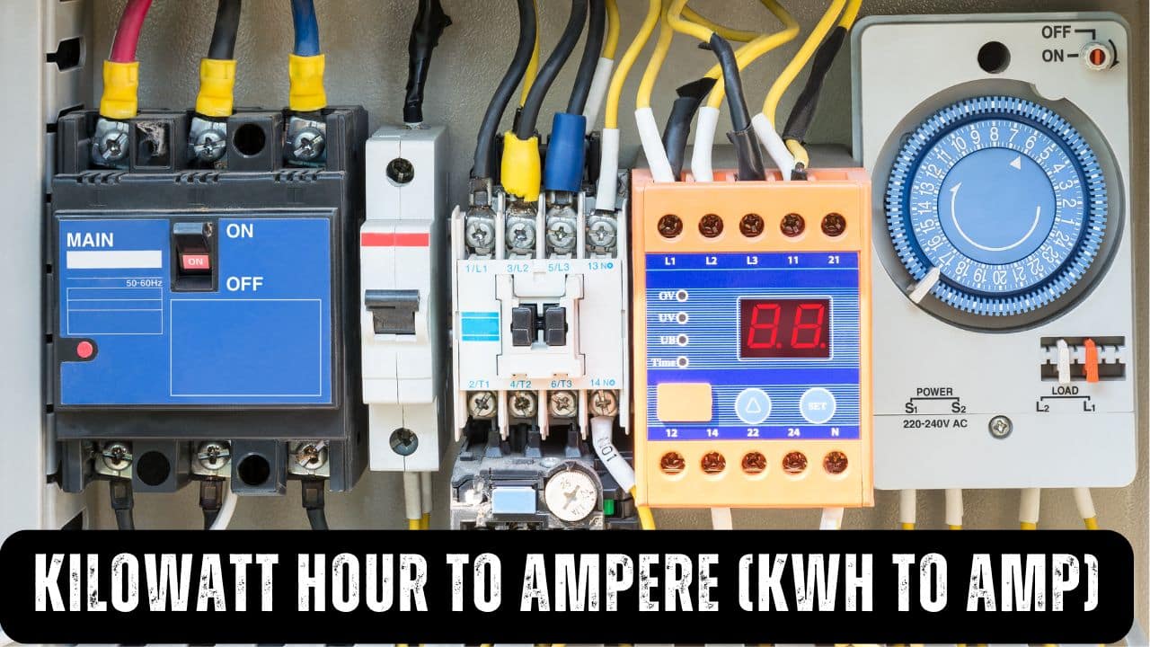 Kilowatt hour to Ampere (kWh to Amp)