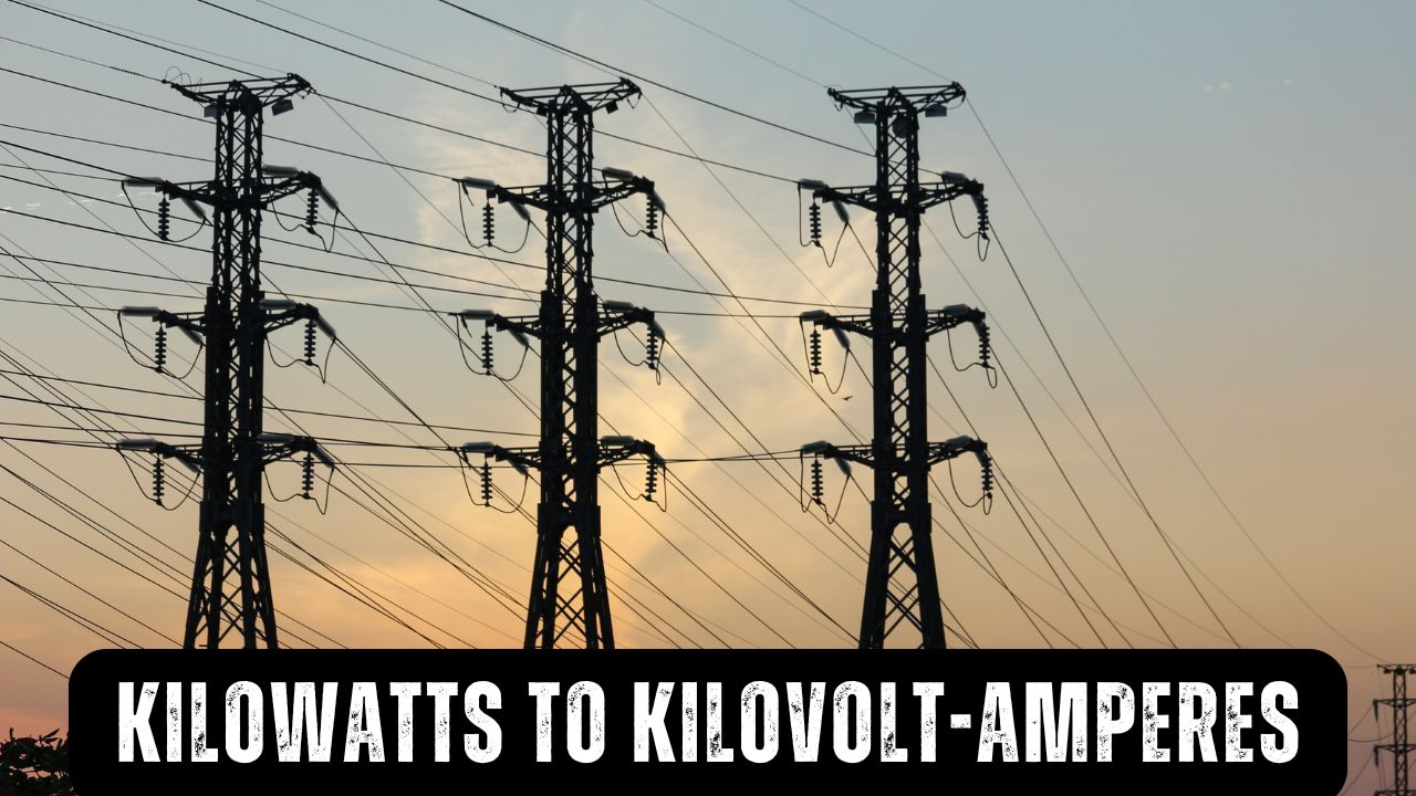 Kilowatt to Kilovolt Ampere (KW to KVA) Conversion