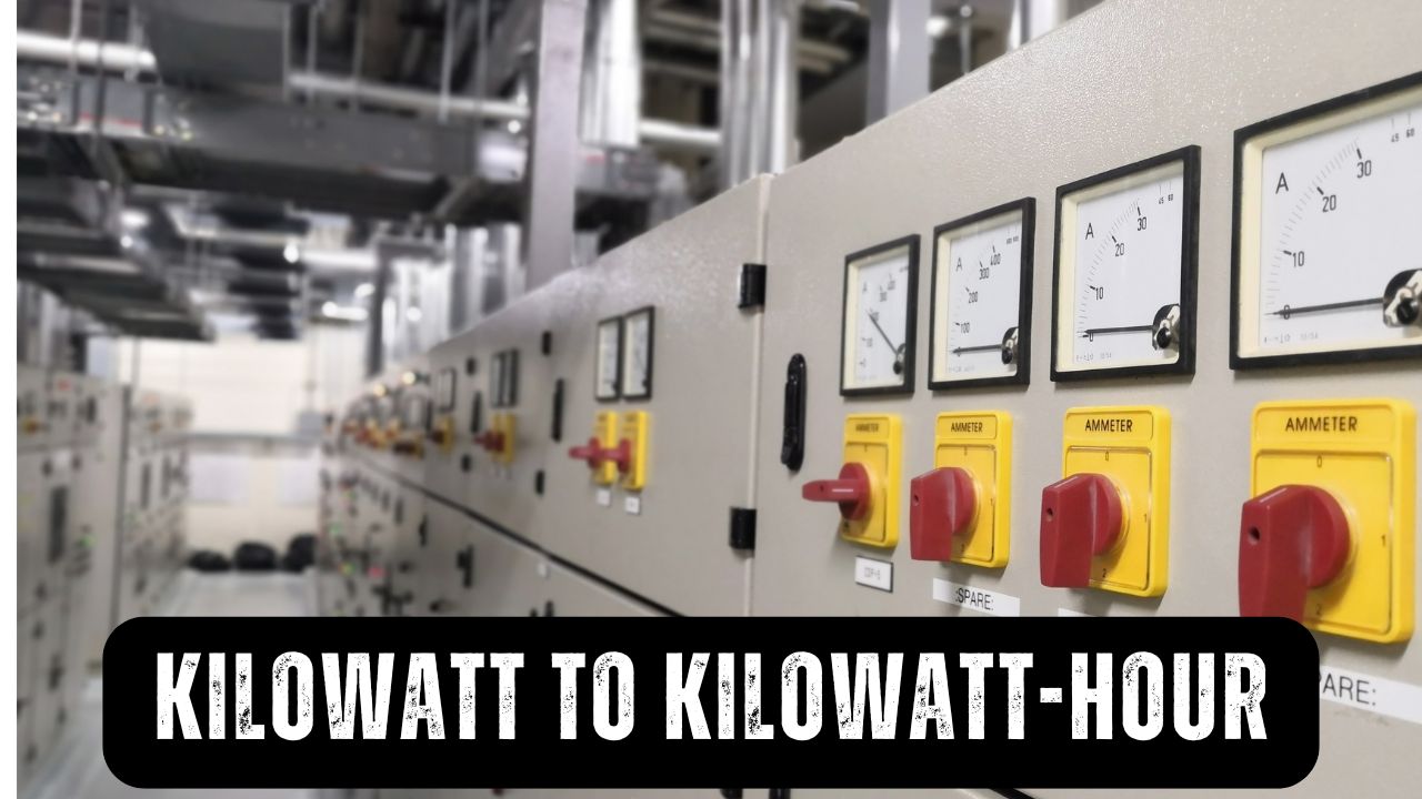 Kilowatt to kilowatt-hour