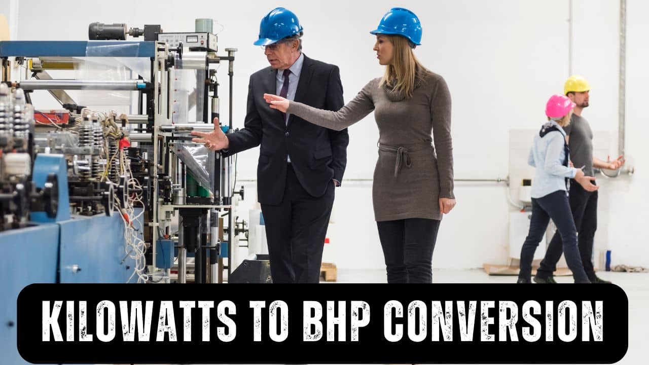 Kilowatts to BHP conversion