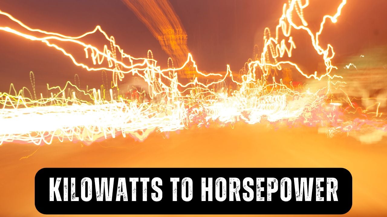 Kilowatts to Horsepower