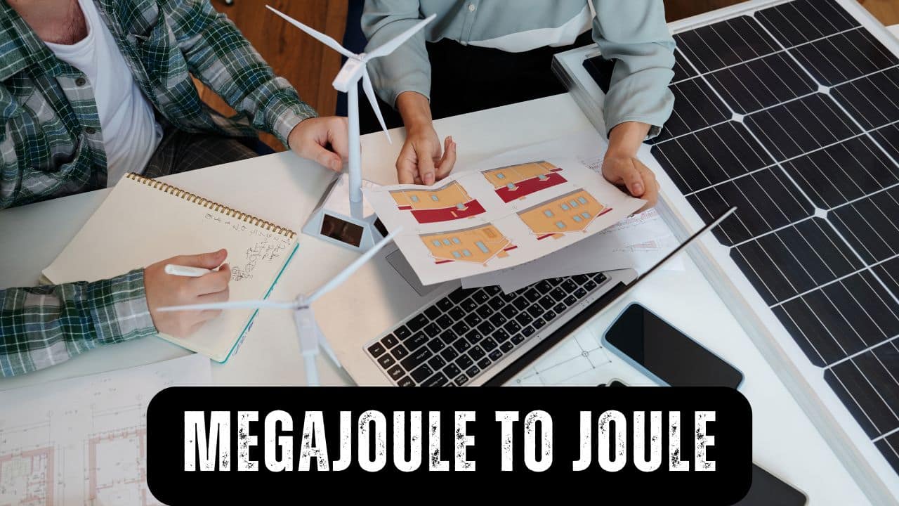 Megajoule to joule