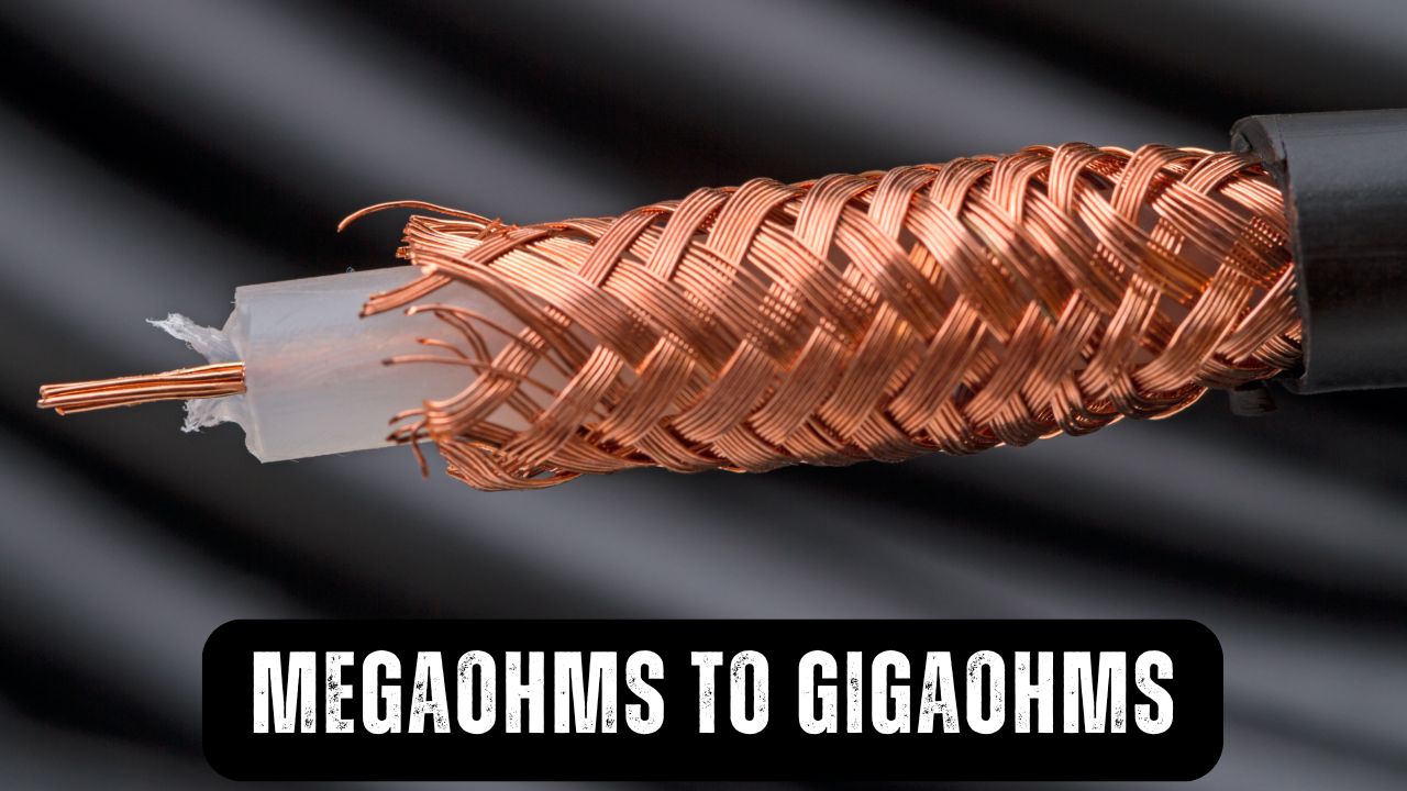 Megaohms to Gigaohms
