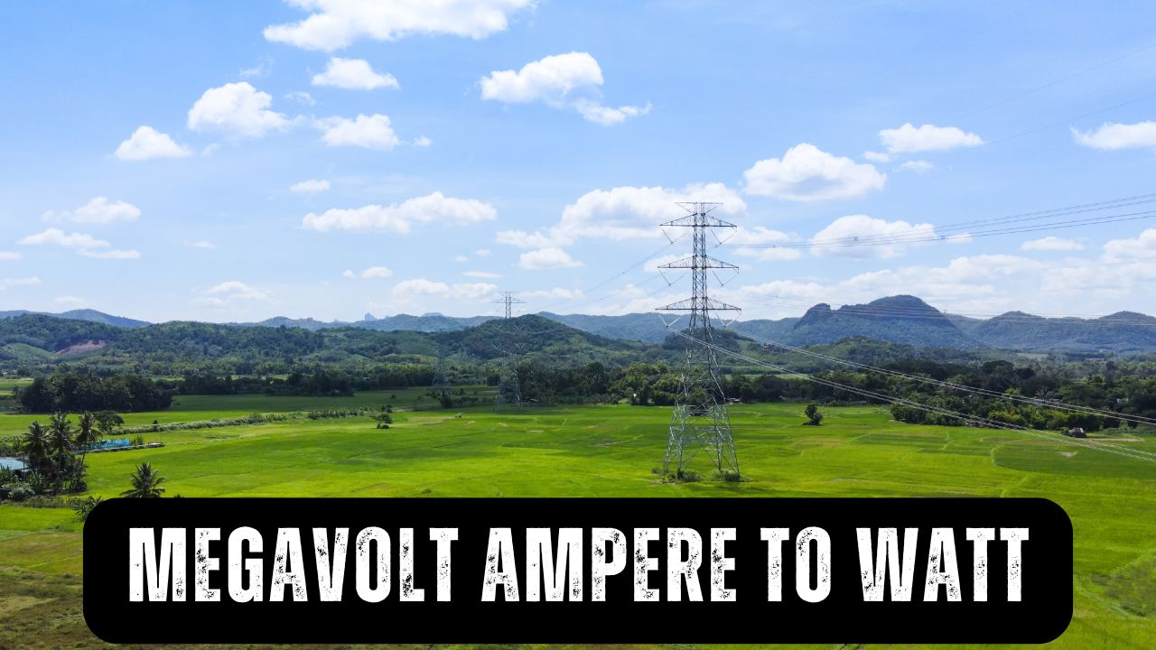 Megavolt Ampere to Watt