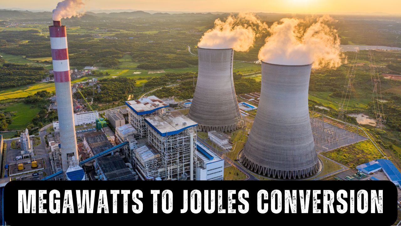 Megawatts to Joules (MW to J)
