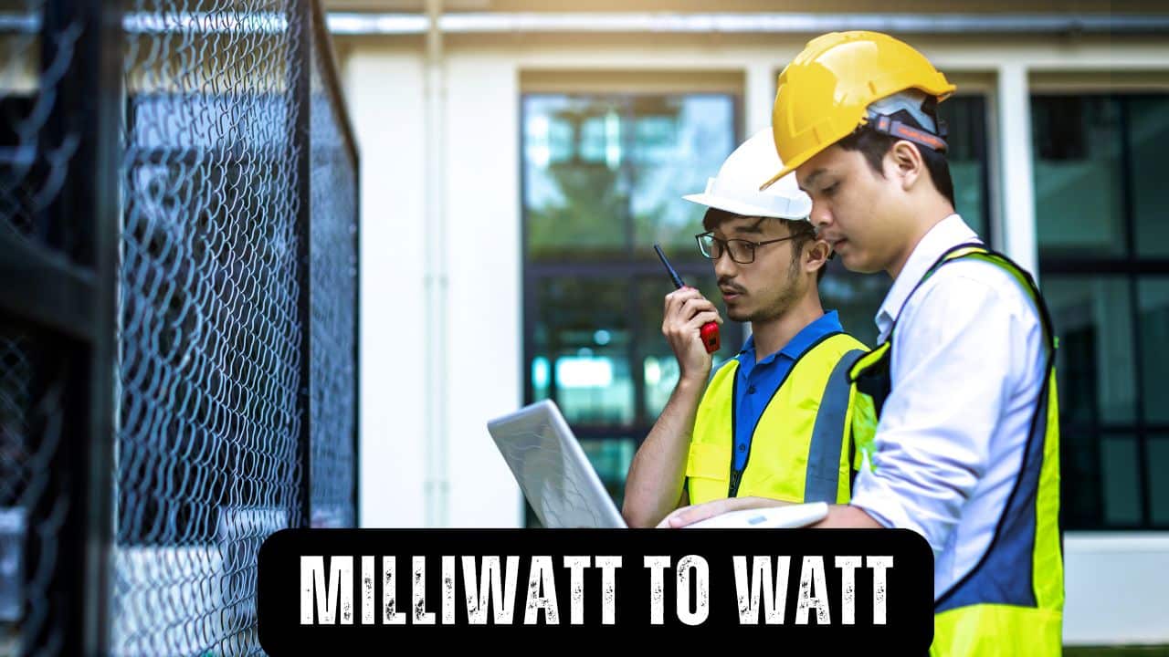 Milliwatt to Watt