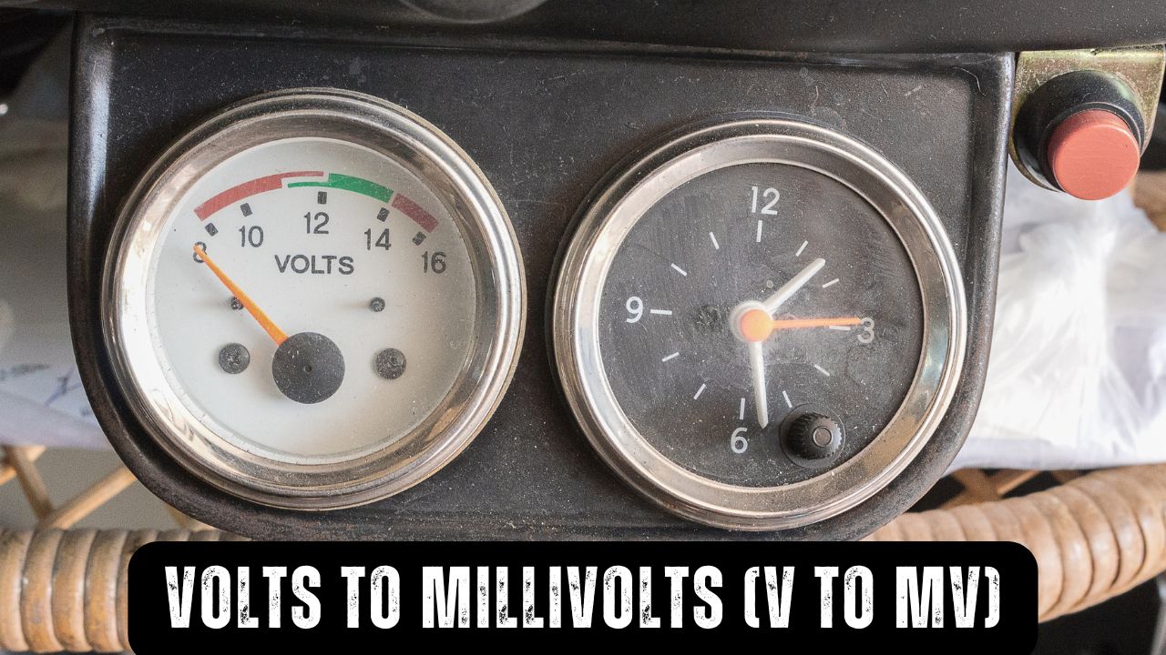 Volts to millivolts (V to mV)