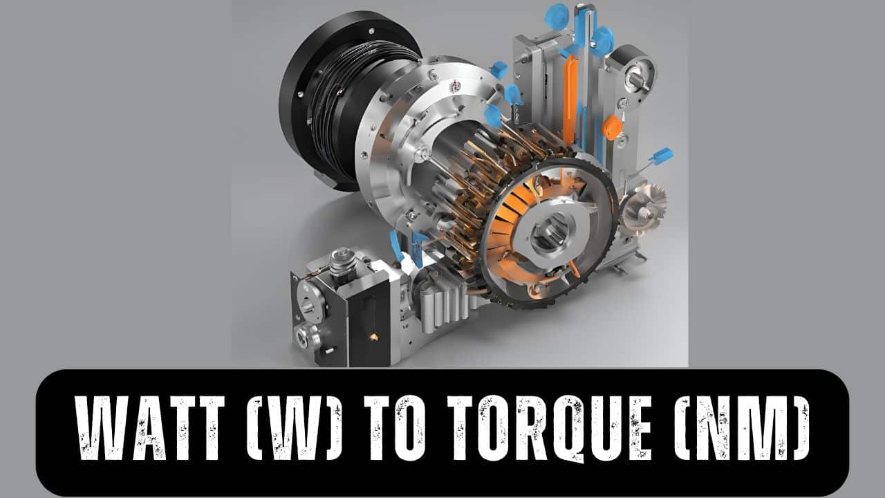 Watt (W) to Torque (Nm)