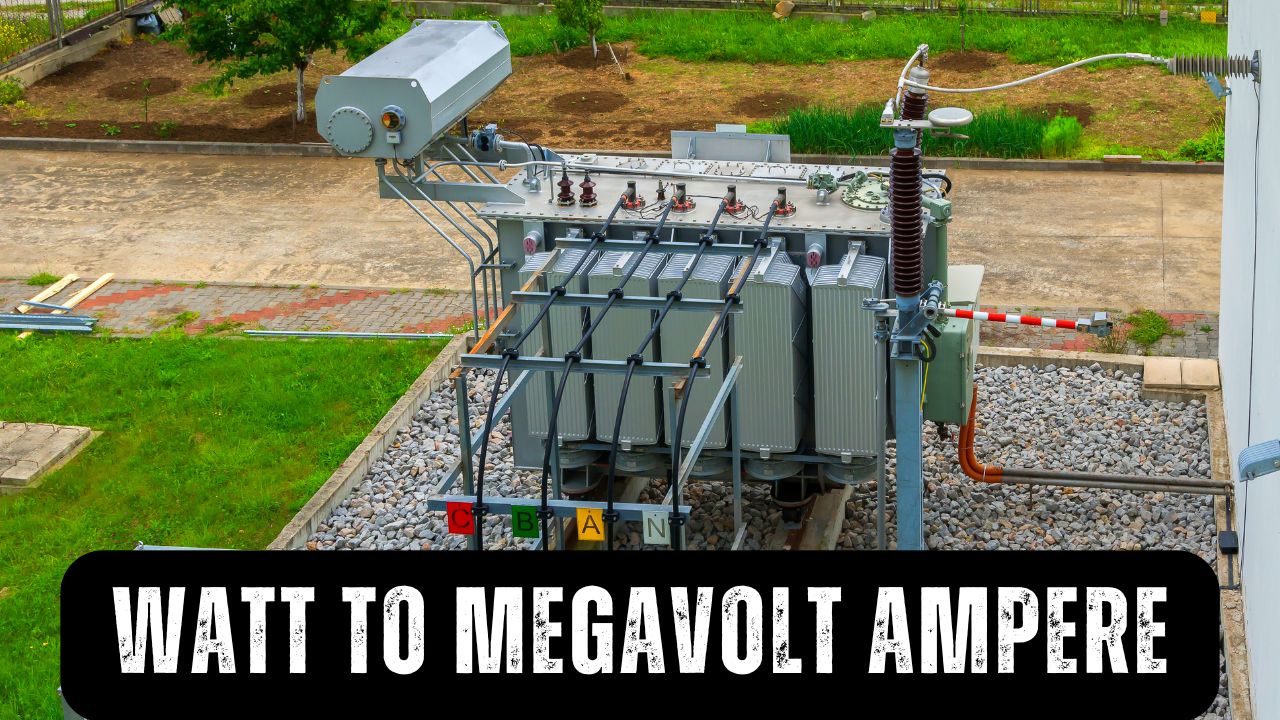 Watt to Megavolt Ampere