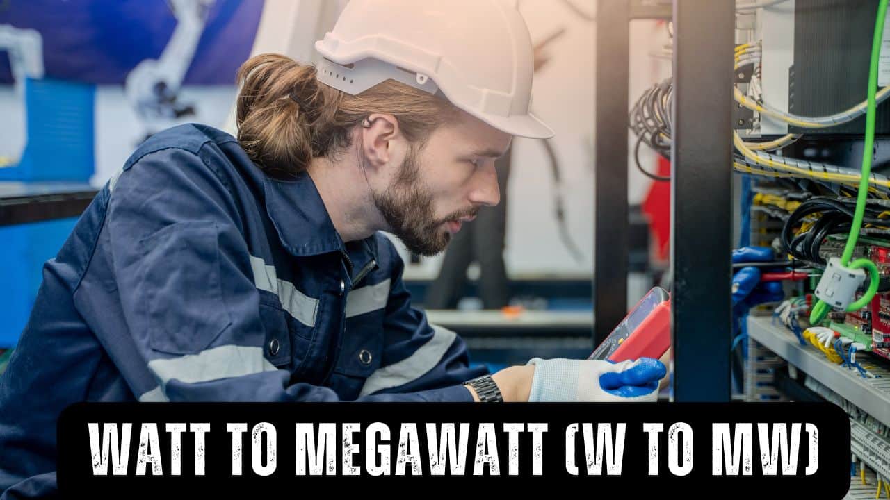 Watt to Megawatt (W to MW)