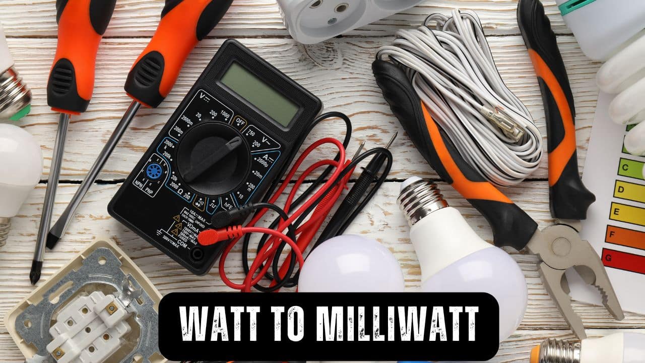 Watt to Milliwatt