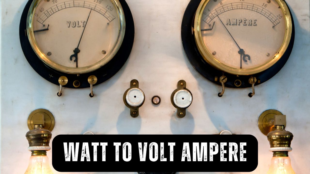 Watt to Volt Ampere