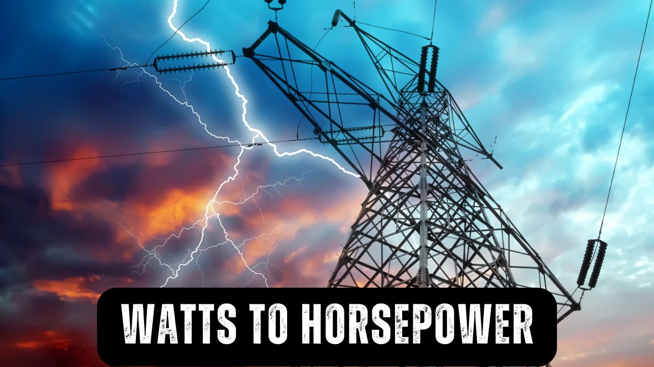 Watts to Horsepower