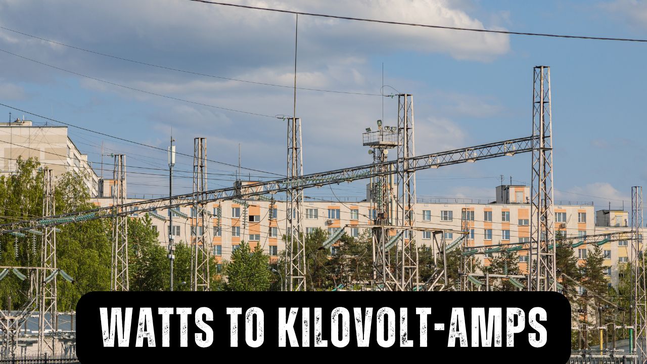 Watts to Kilovolt-Amps