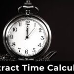 Subtract Time Calculator