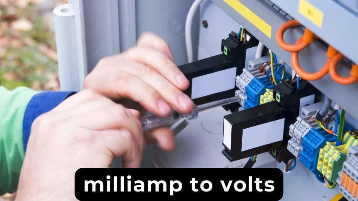 milliamp to volts