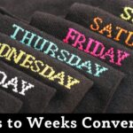 Days to Weeks Conversion