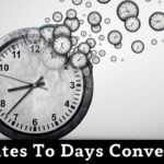 Minutes To Days Conversion