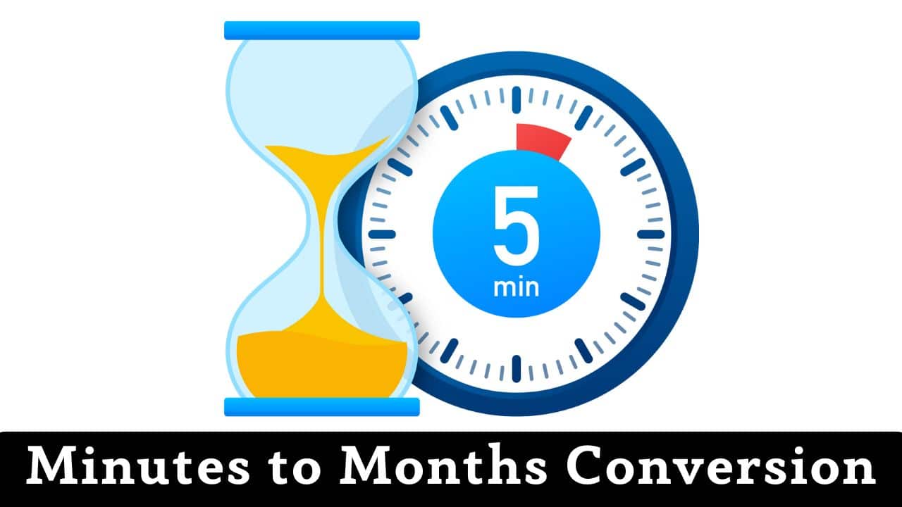  Minutes to Months Conversion