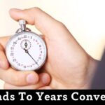 Seconds To Years Conversion