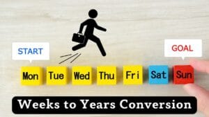 Weeks to Years Conversion