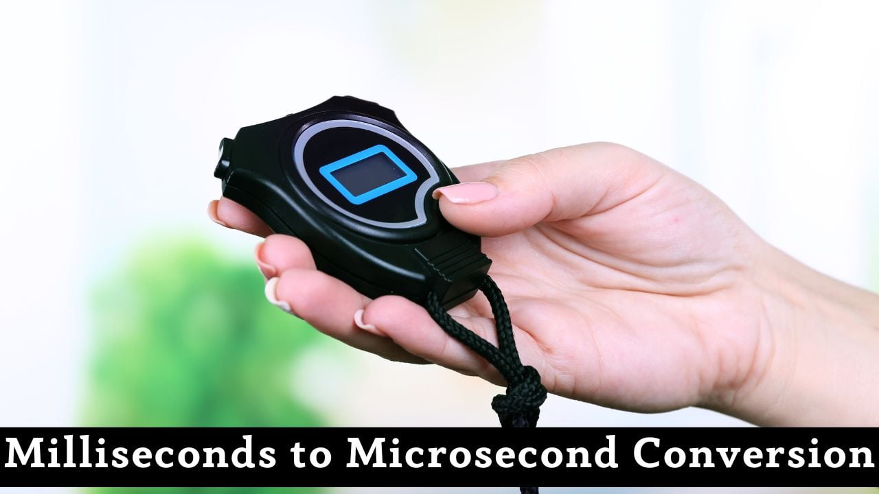 Milliseconds to Microsecond Conversion