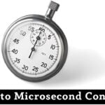 Second to Microsecond Conversion