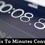 Seconds To Minutes Conversion