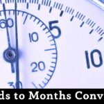 Seconds to Months Conversion