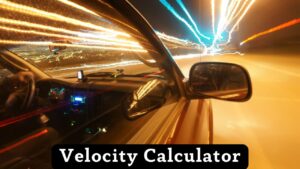 Velocity Calculator